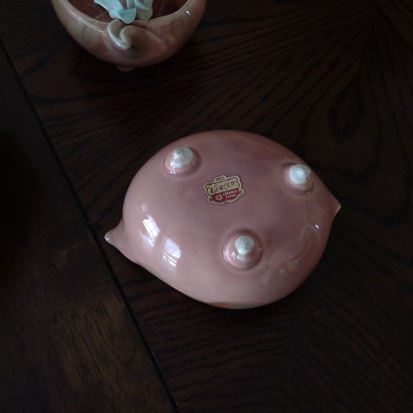 S/3 Vintage Ucagco Ceramics Japan Porcelain bud vase centerpiece/candleholders - Picture 12 of 15